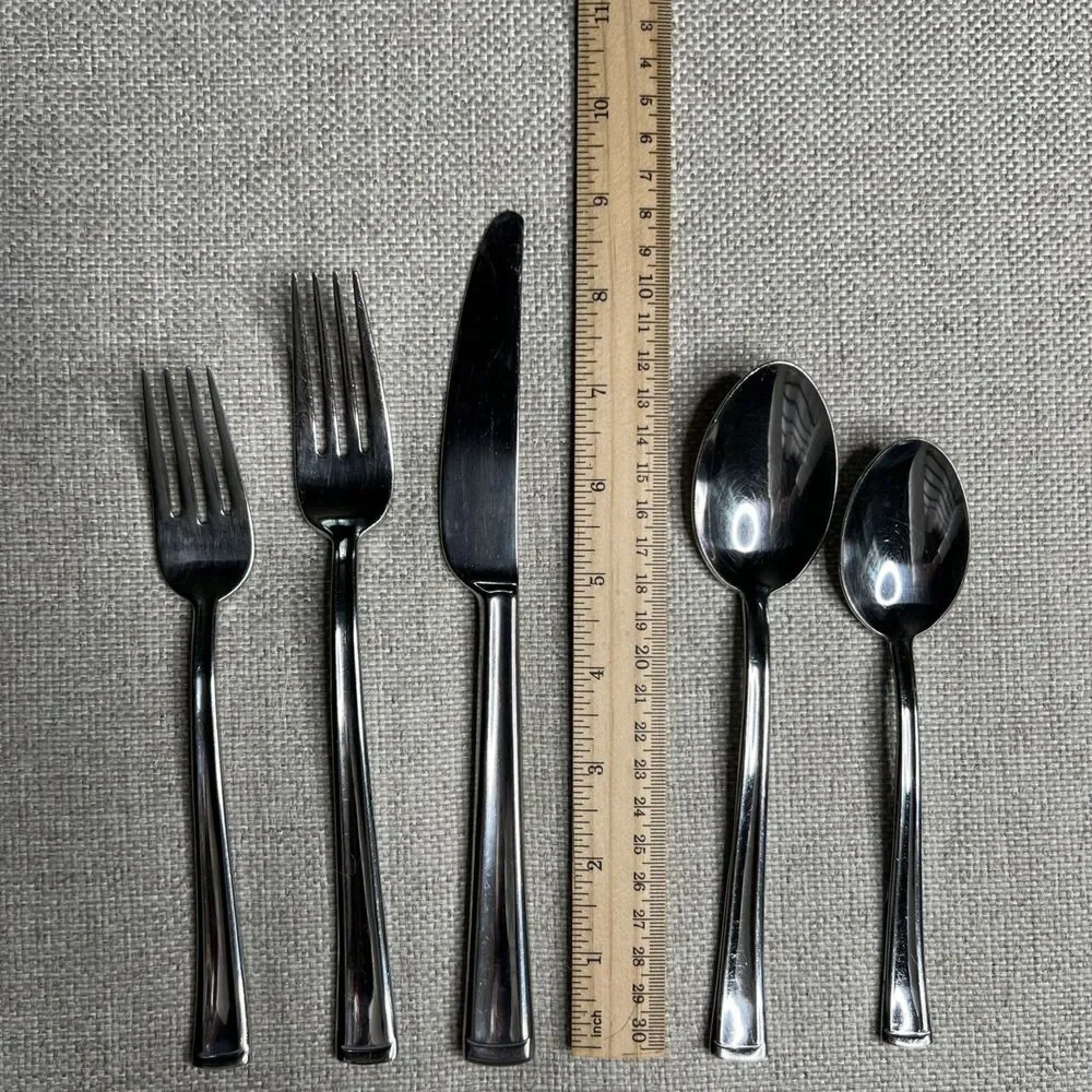Dansk Orion 18/10 Stainless Steel Flatware ONE 5 Piece Place Setting